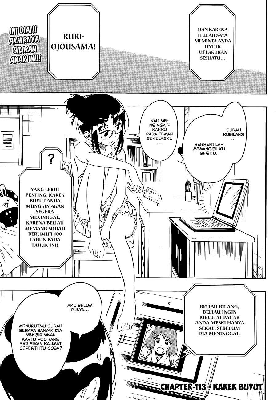 Nisekoi Chapter 113 - halaman 3
