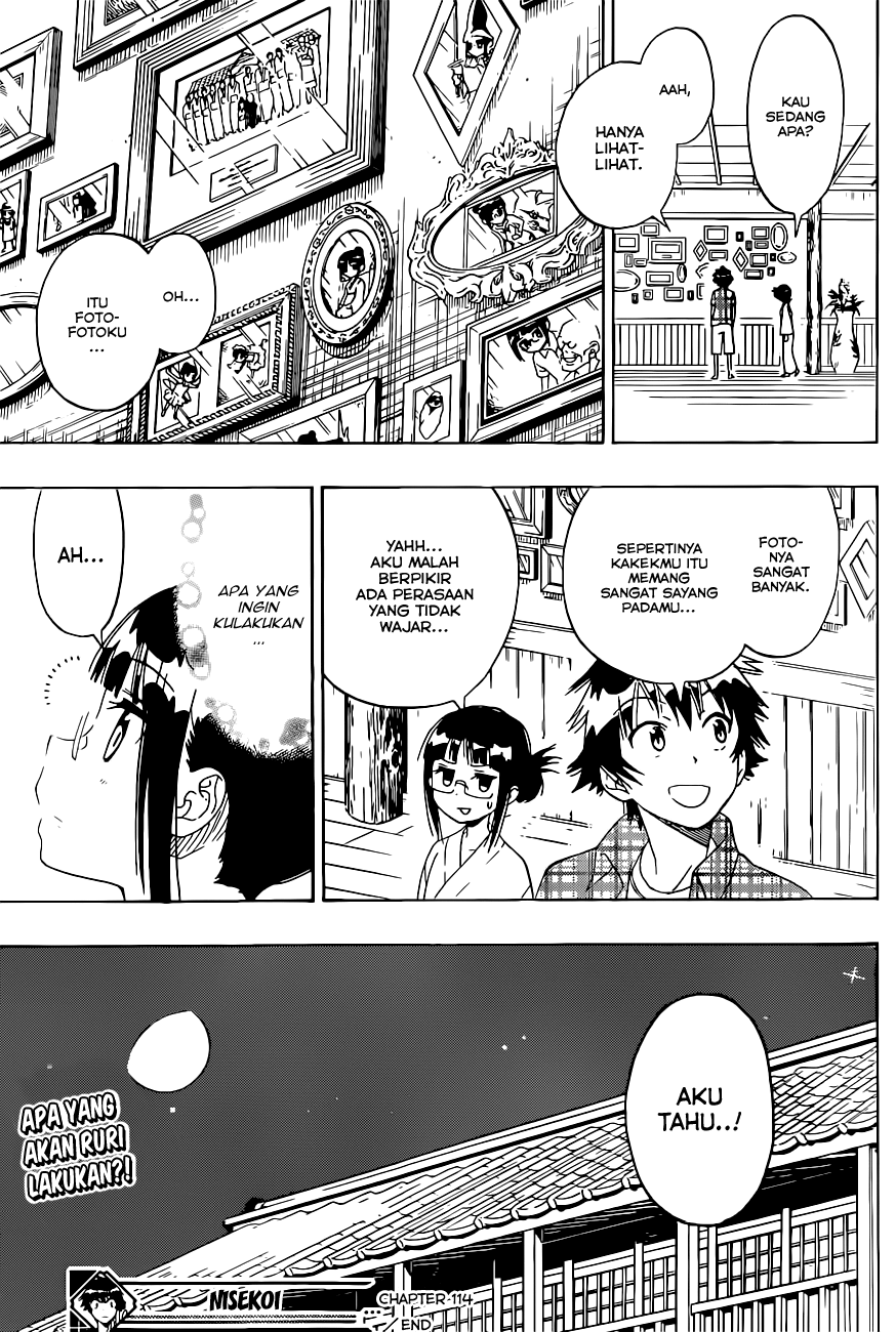 Nisekoi Chapter 114 - halaman 19