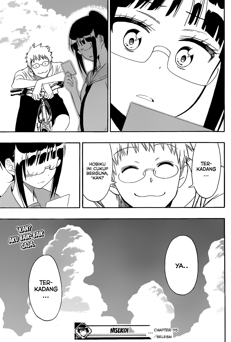 Nisekoi Chapter 115 - halaman 19