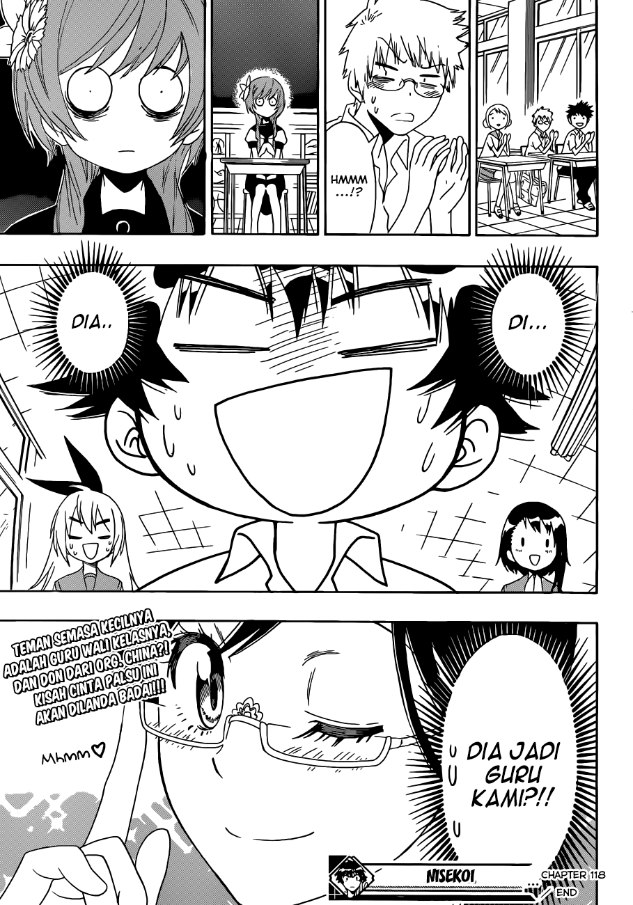 Nisekoi Chapter 118 - halaman 21