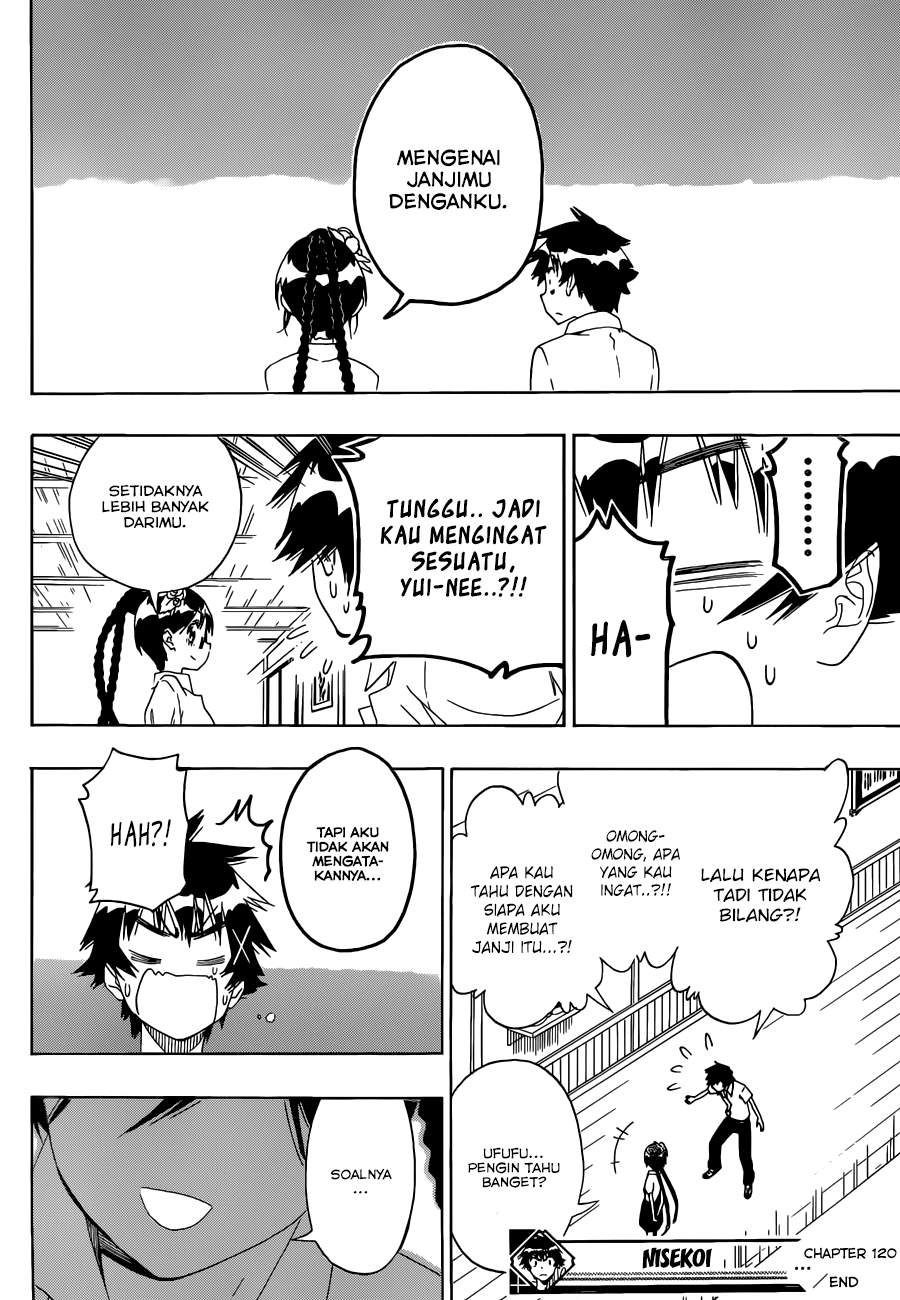 Nisekoi Chapter 120 - halaman 18