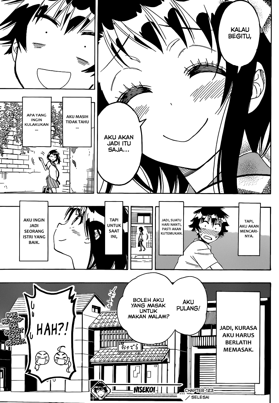 Nisekoi Chapter 123 - halaman 19