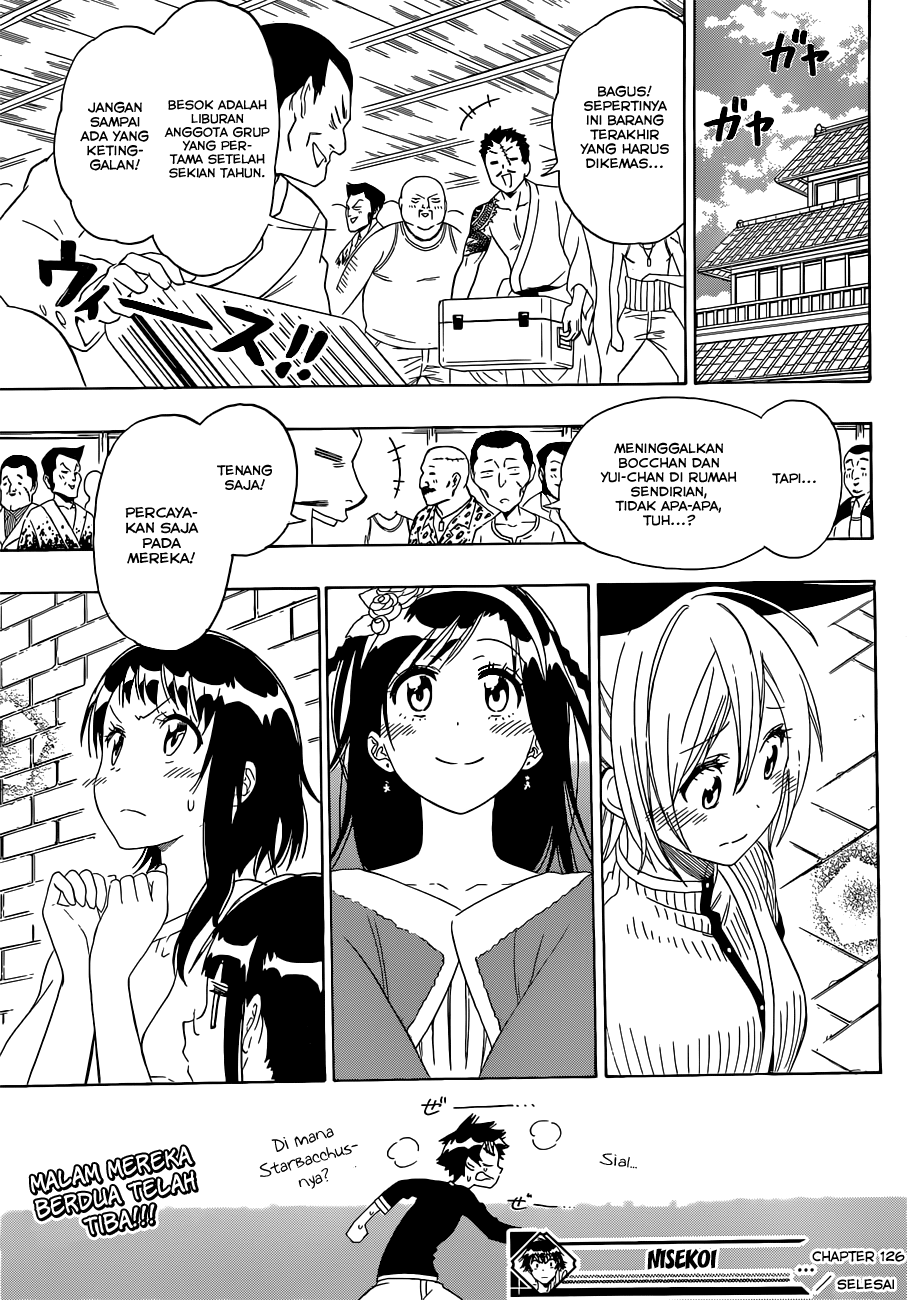 Nisekoi Chapter 126 - halaman 19