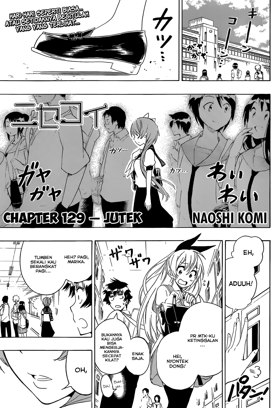 Nisekoi Chapter 129 - halaman 1