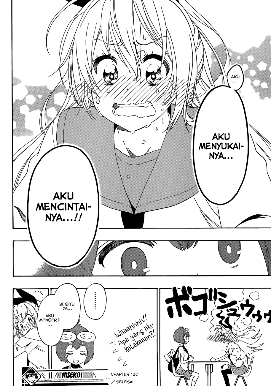 Nisekoi Chapter 130 - halaman 18