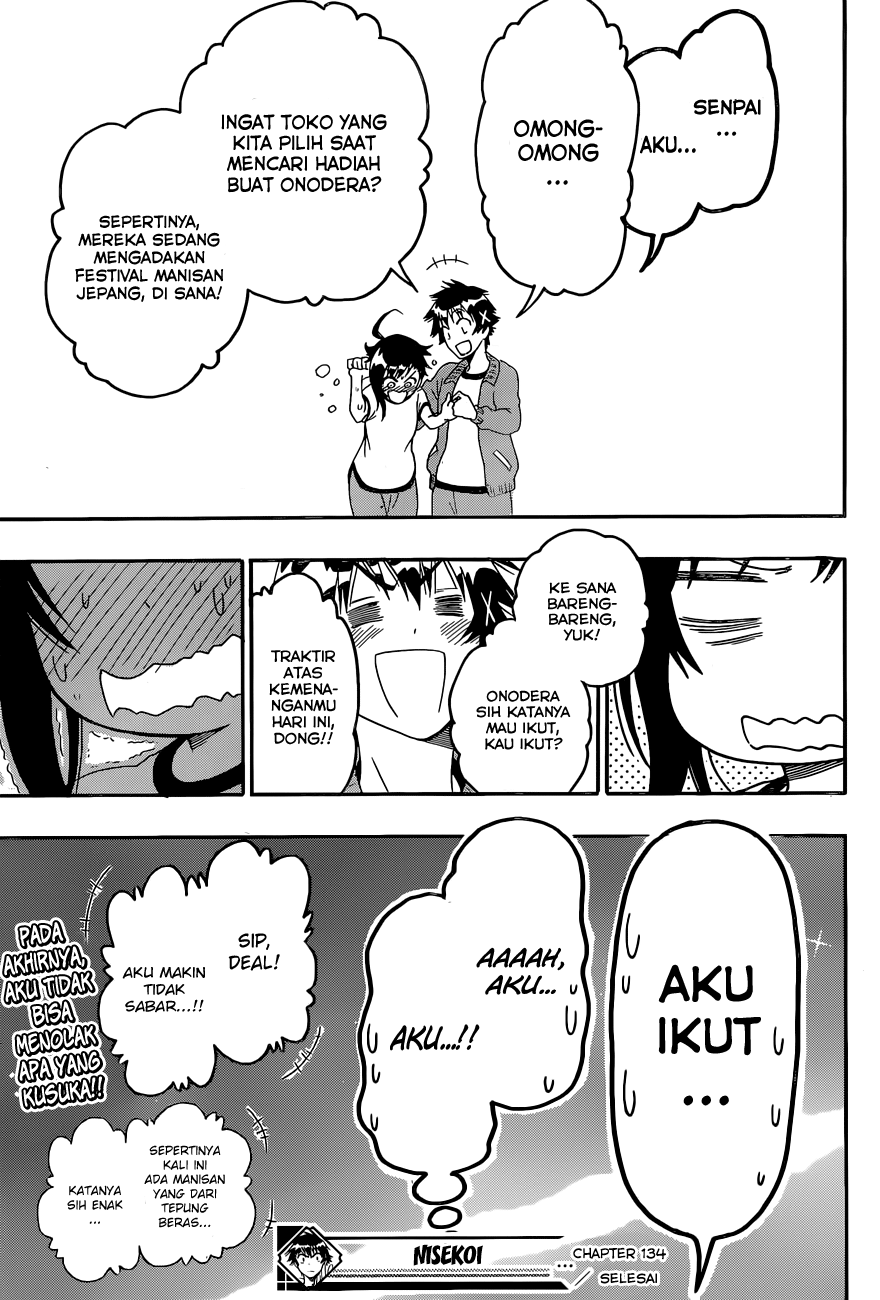 Nisekoi Chapter 134 - halaman 19