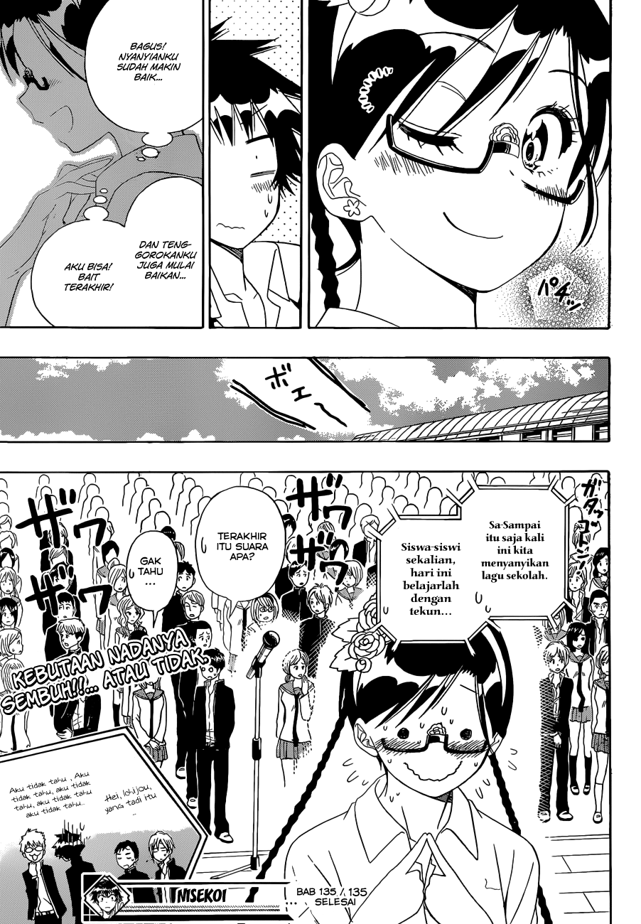 Nisekoi Chapter 135 - halaman 19