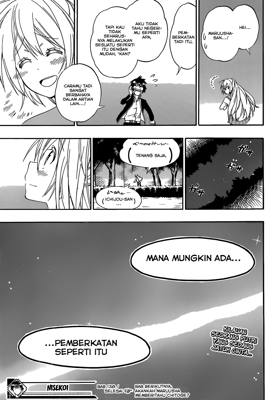Nisekoi Chapter 138 - halaman 18