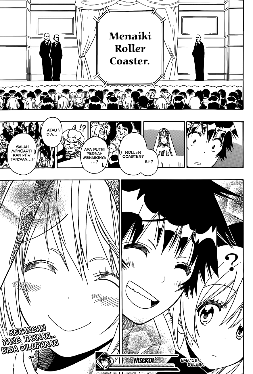 Nisekoi Chapter 139 - halaman 19