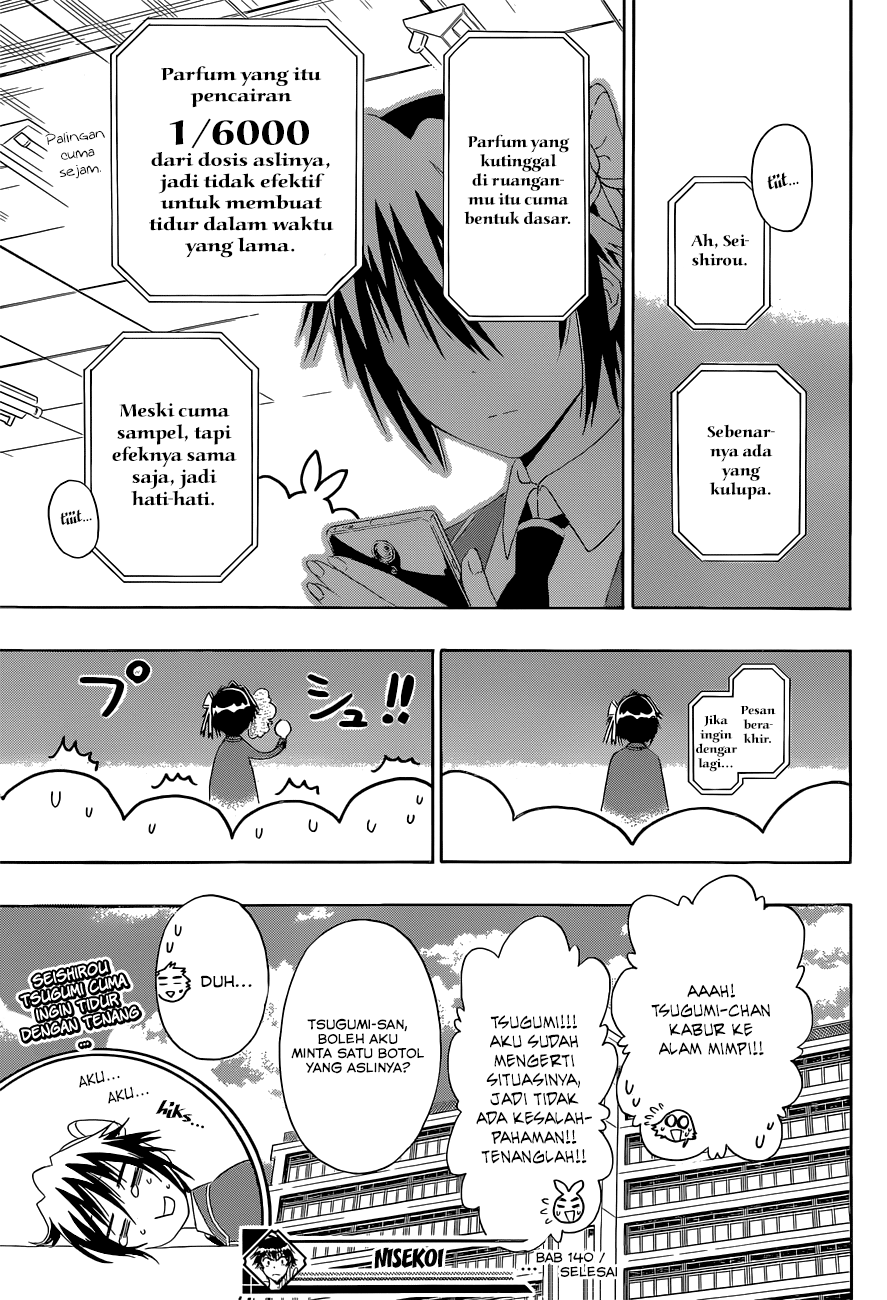 Nisekoi Chapter 140 - halaman 21