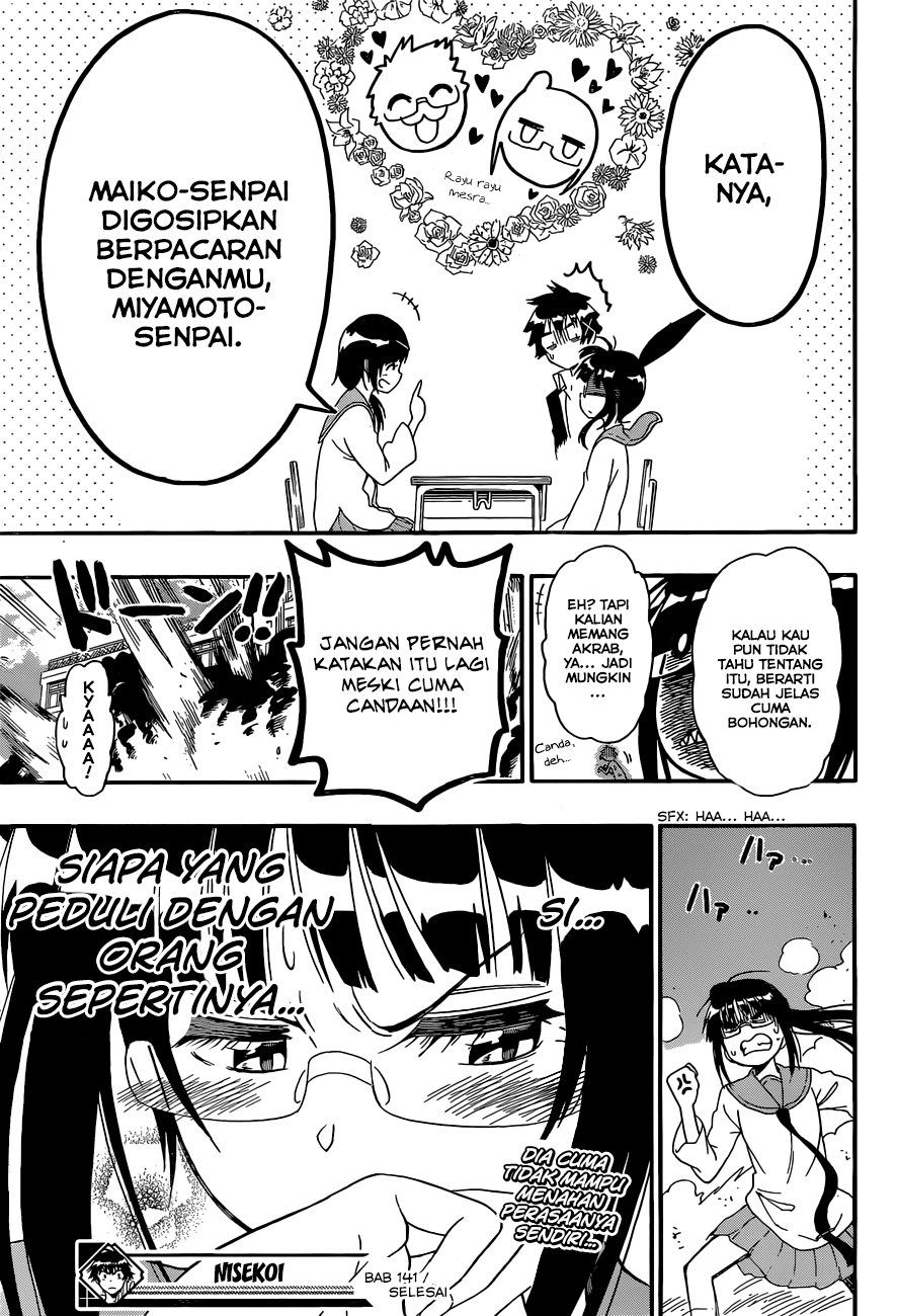 Nisekoi Chapter 141 - halaman 21