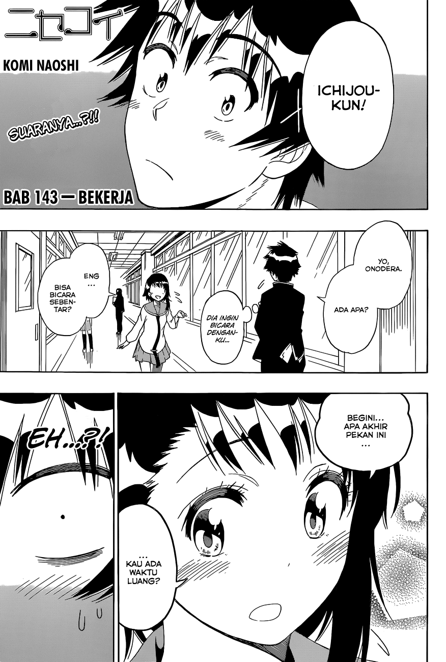 Nisekoi Chapter 143 - halaman 2