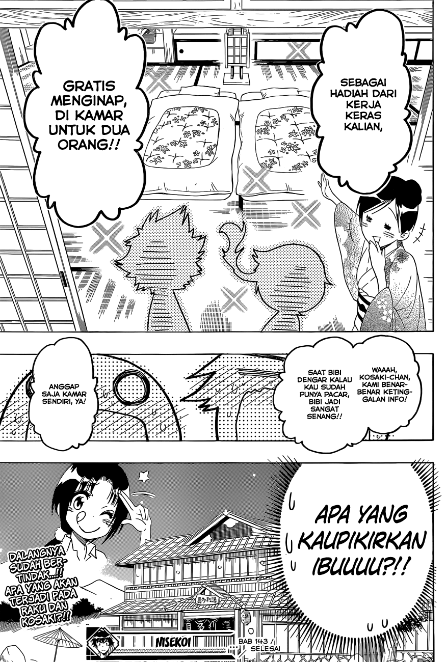 Nisekoi Chapter 143 - halaman 20