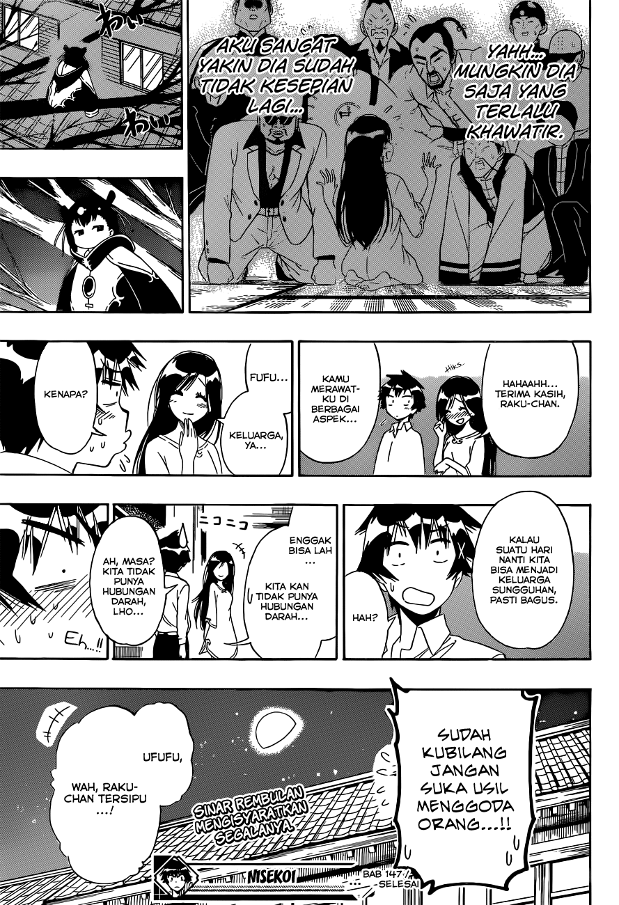 Nisekoi Chapter 147 - halaman 18