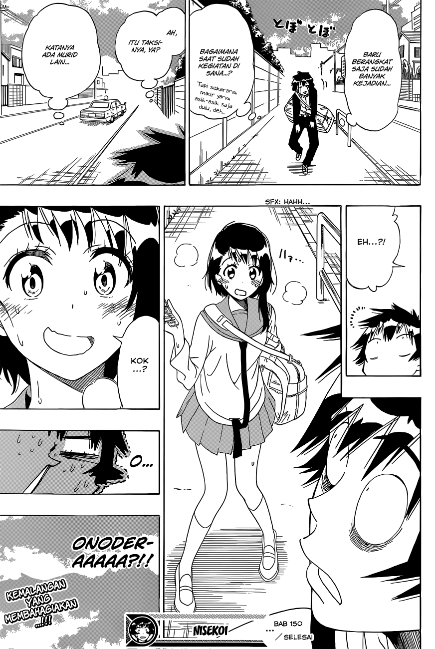 Nisekoi Chapter 150 - halaman 20