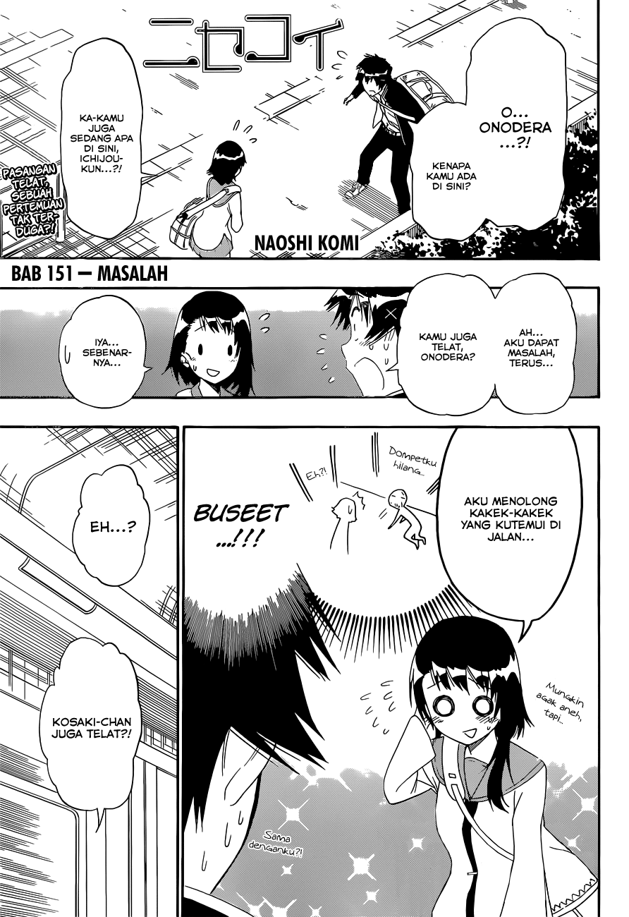 Nisekoi Chapter 151 - halaman 2