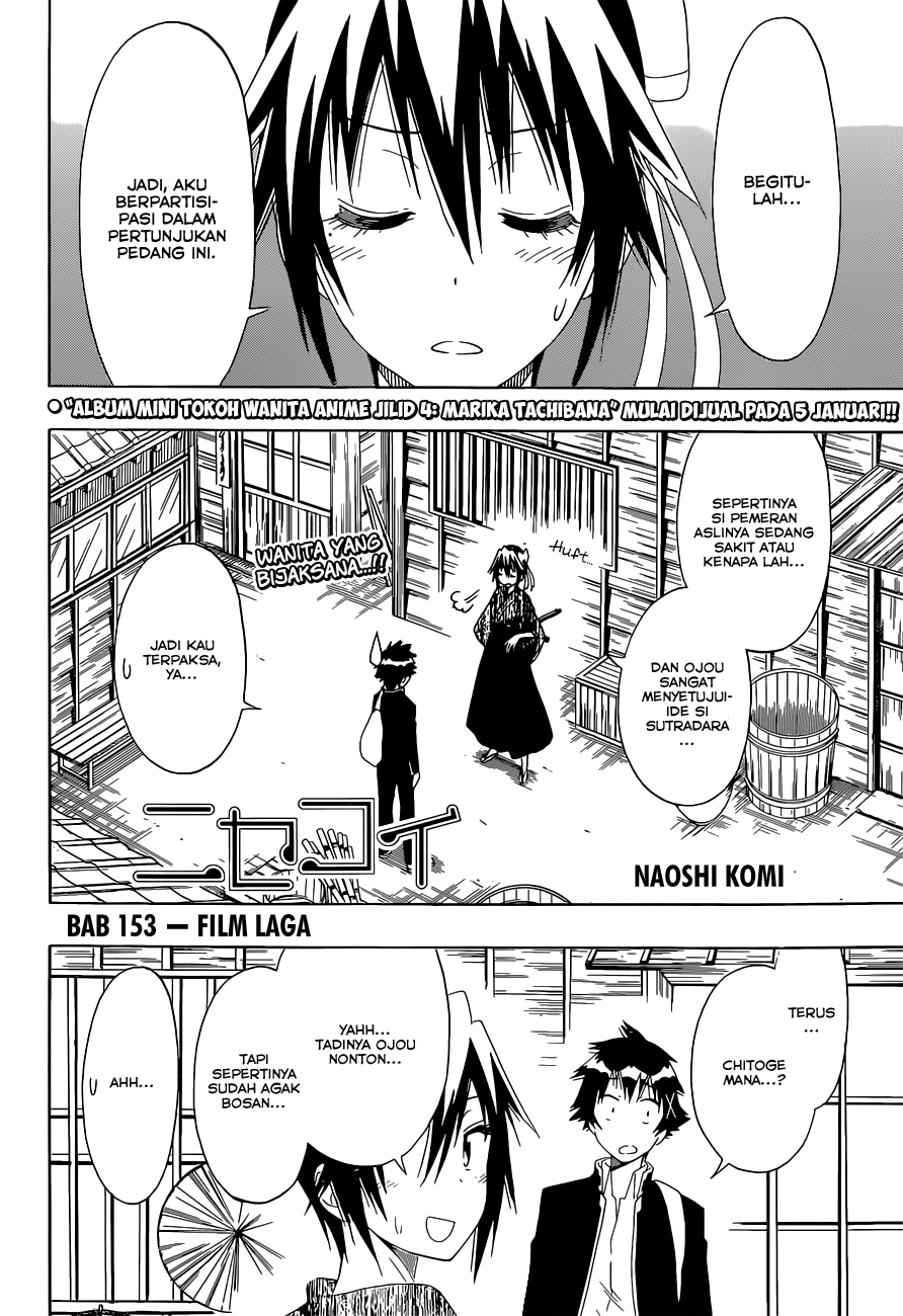 Nisekoi Chapter 153 - halaman 2