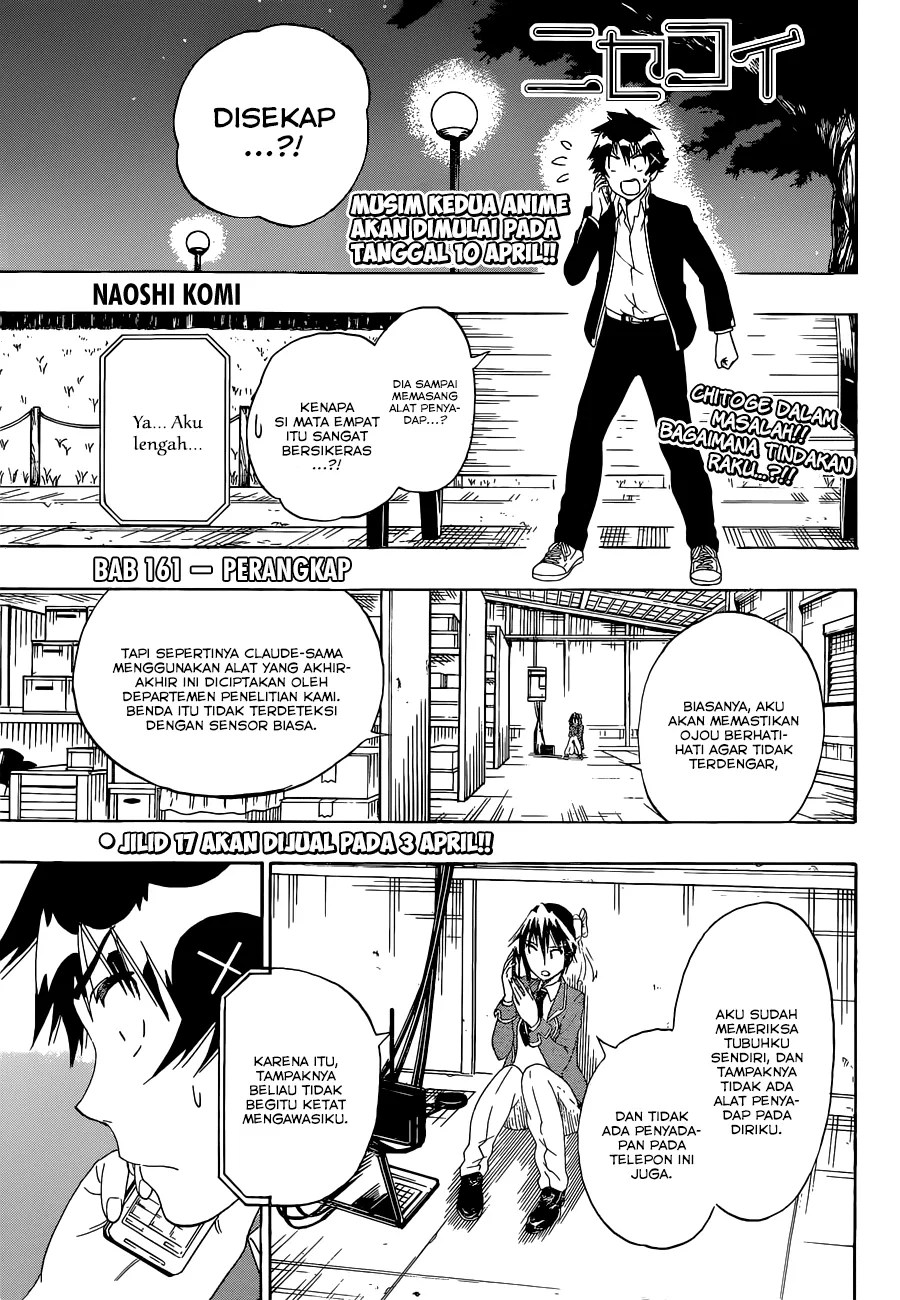 Nisekoi Chapter 161 - halaman 2