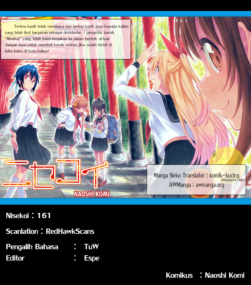 Nisekoi Chapter 161 - halaman 39