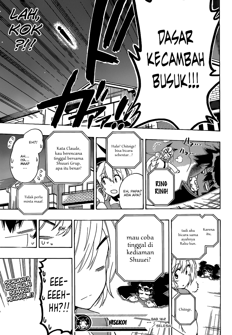 Nisekoi Chapter 162 - halaman 19