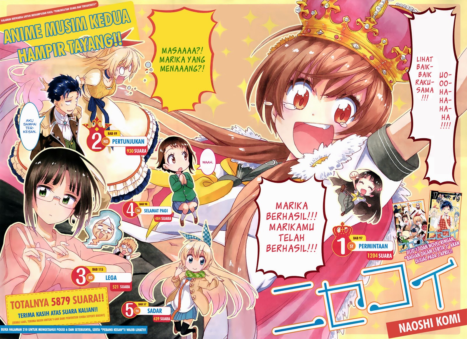 Nisekoi Chapter 164 - halaman 2