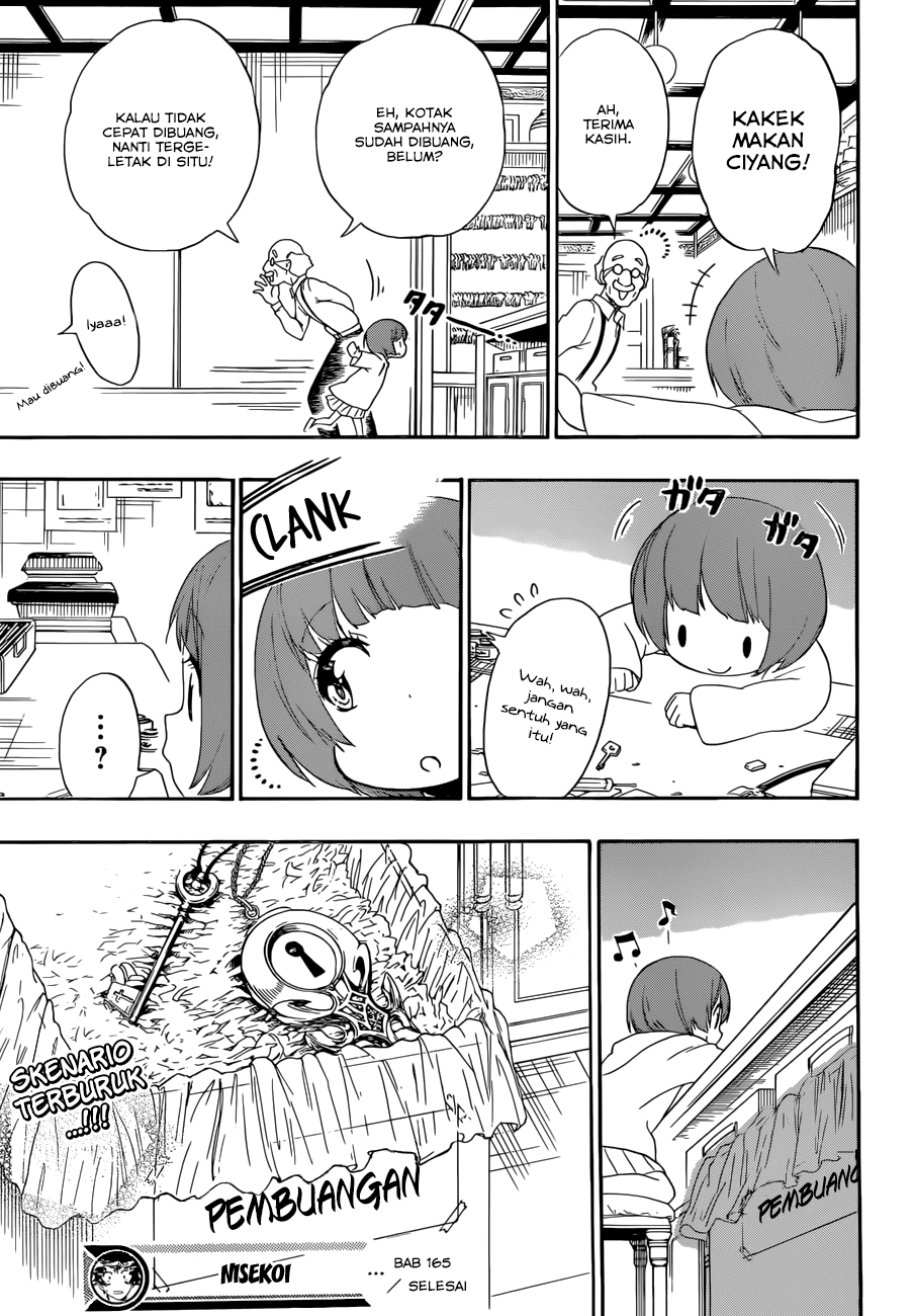 Nisekoi Chapter 165 - halaman 19