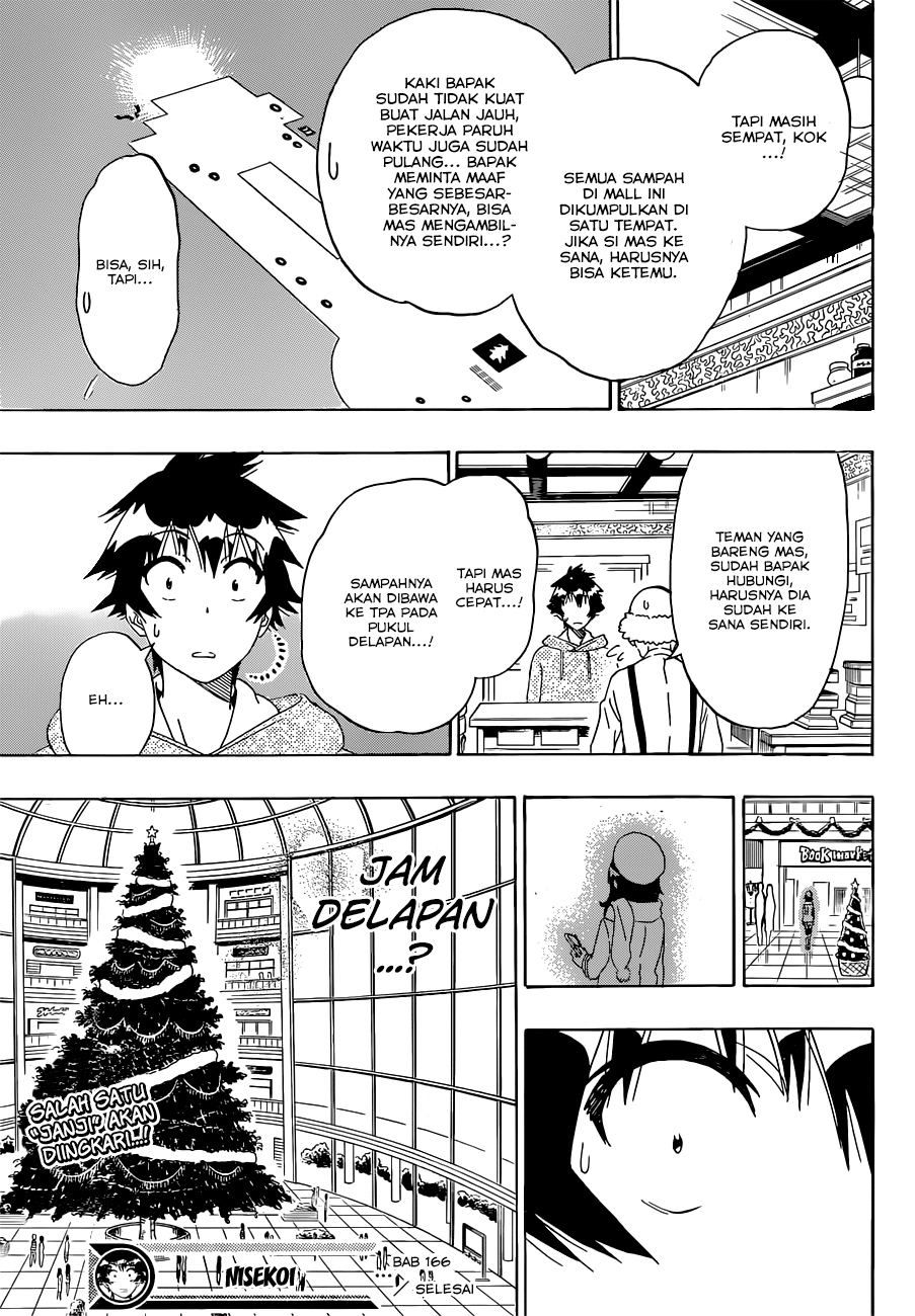 Nisekoi Chapter 166 - halaman 19