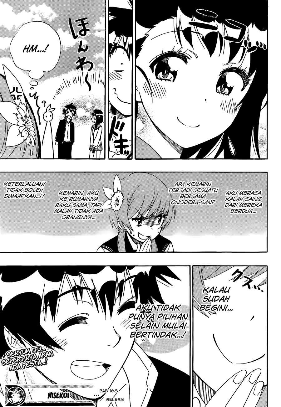 Nisekoi Chapter 168 - halaman 19