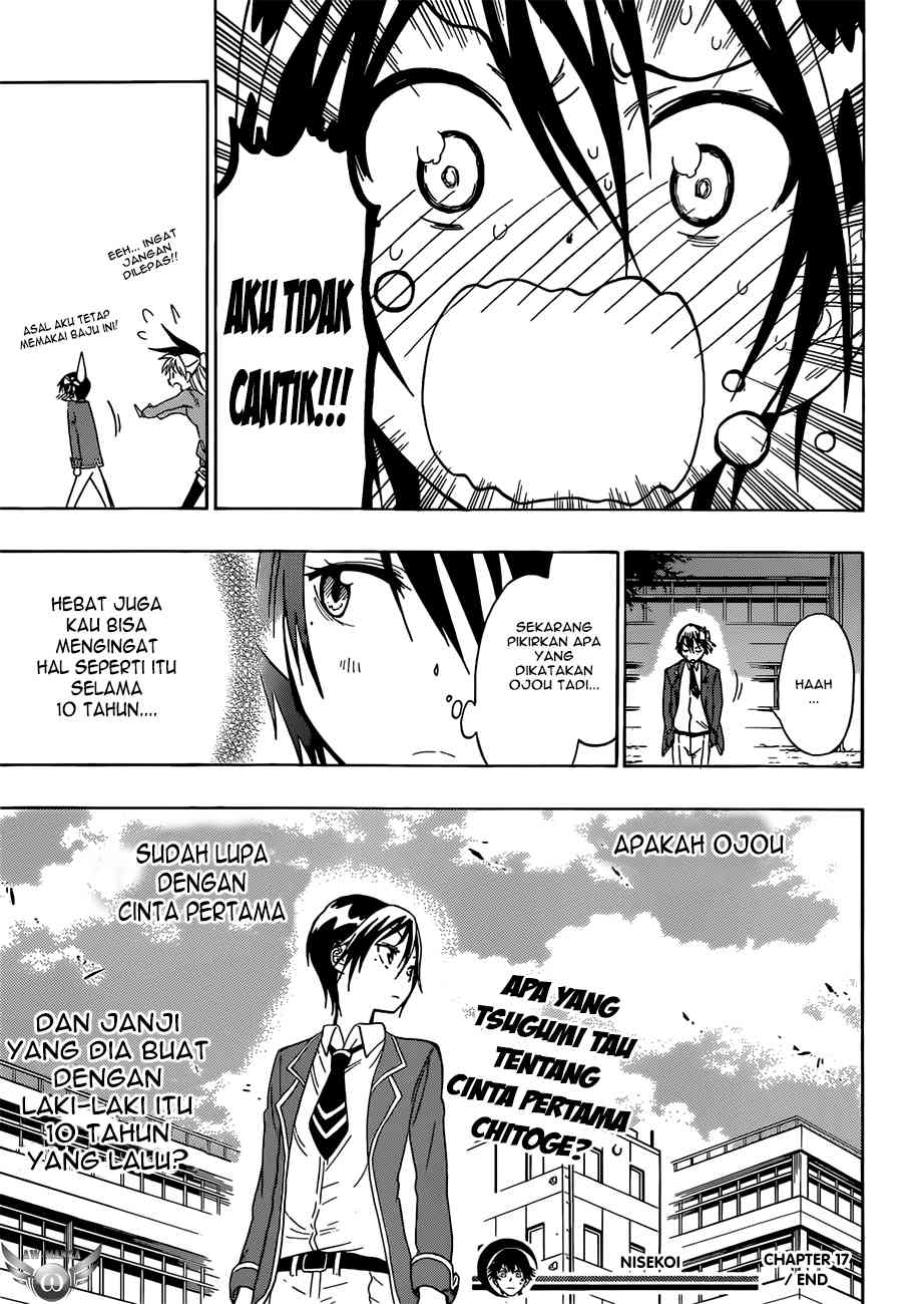 Nisekoi Chapter 17 - halaman 21
