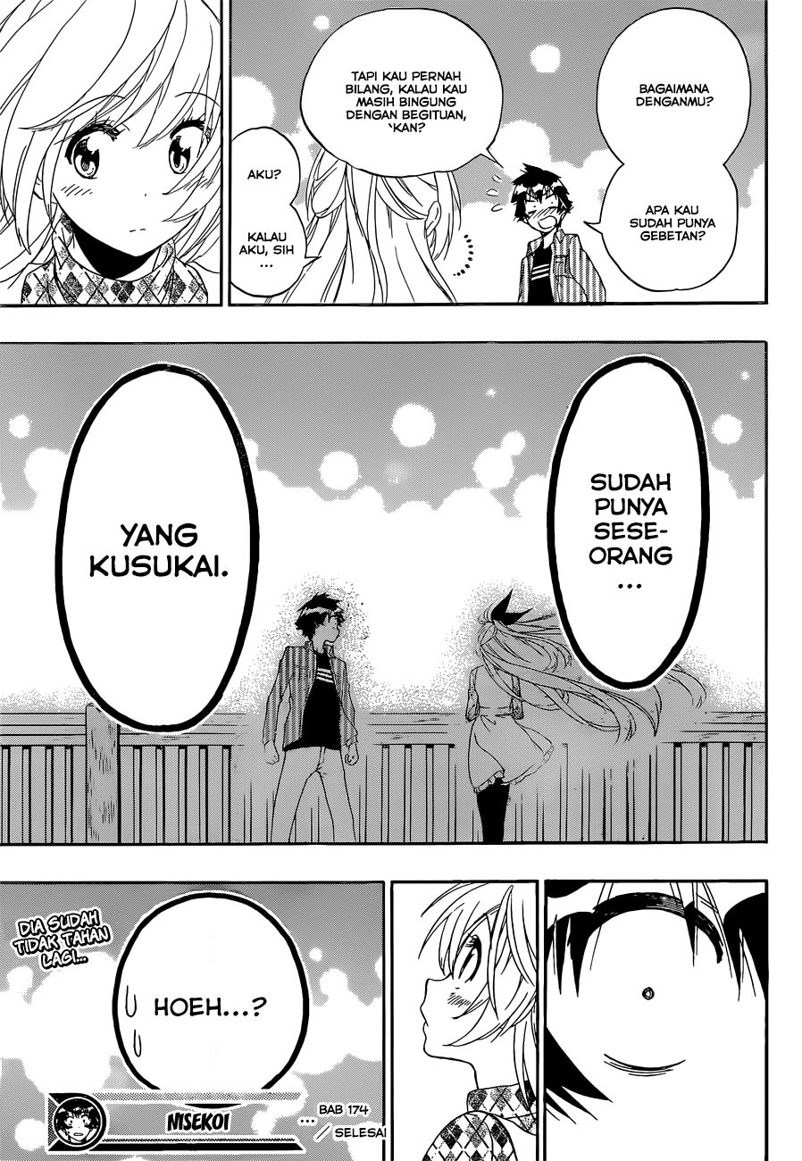 Nisekoi Chapter 174 - halaman 19