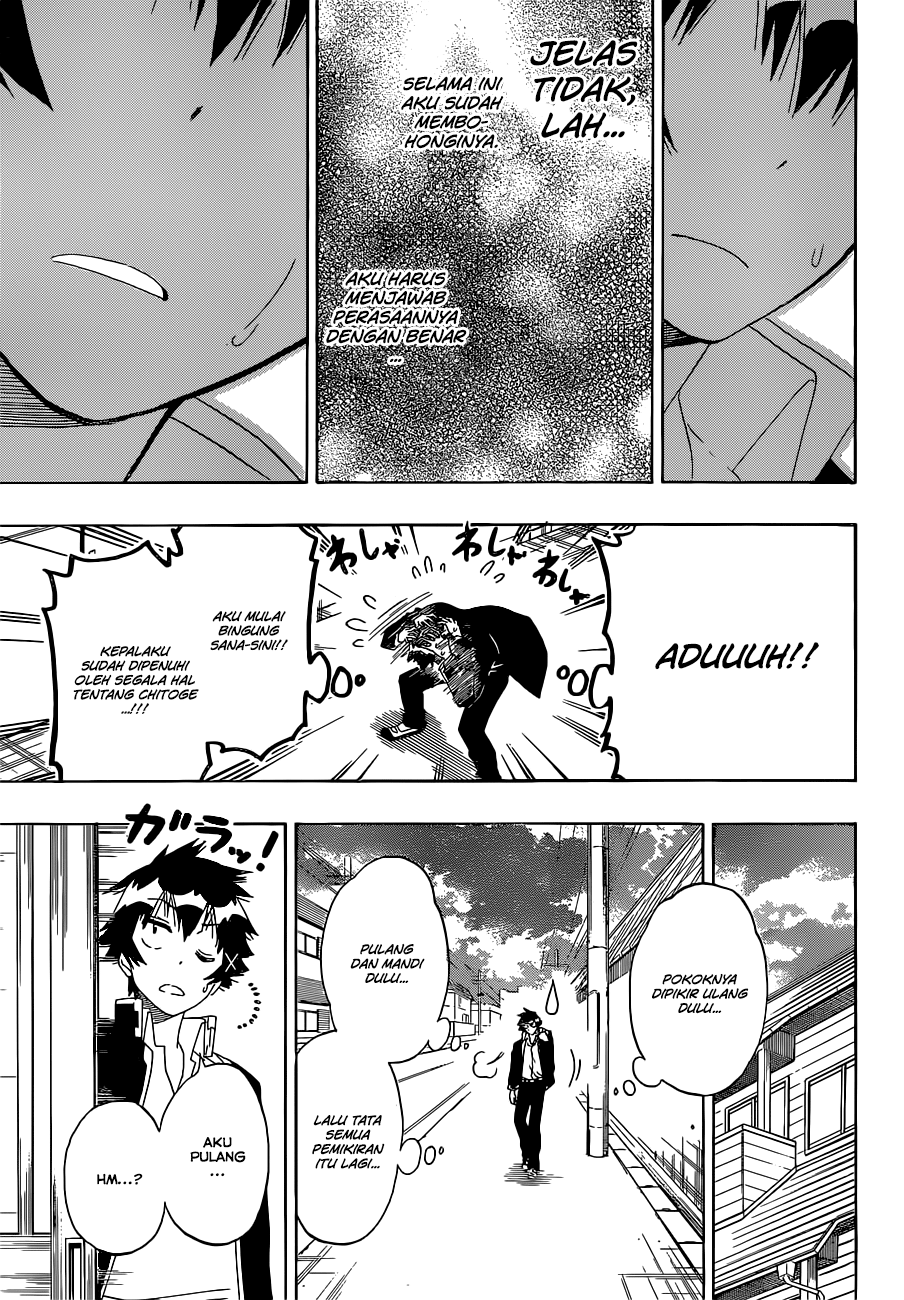 Nisekoi Chapter 175 - halaman 17