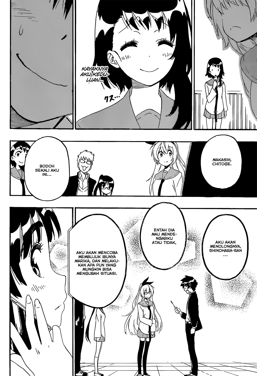 Nisekoi Chapter 182 - halaman 16