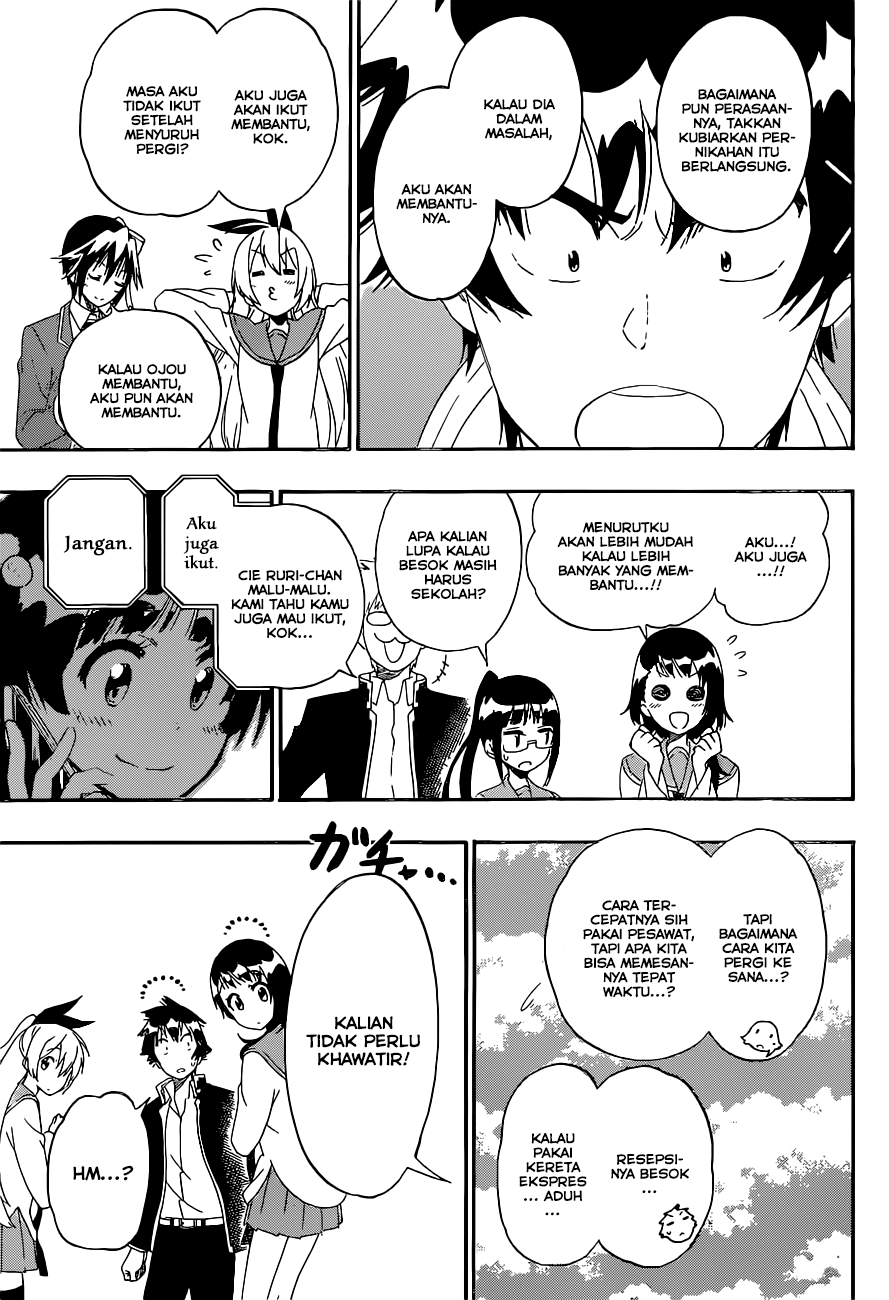 Nisekoi Chapter 182 - halaman 17