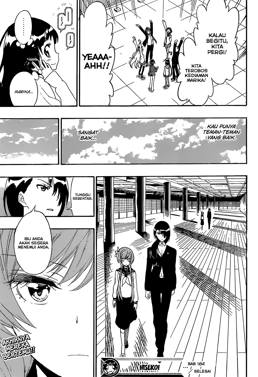 Nisekoi Chapter 182 - halaman 19