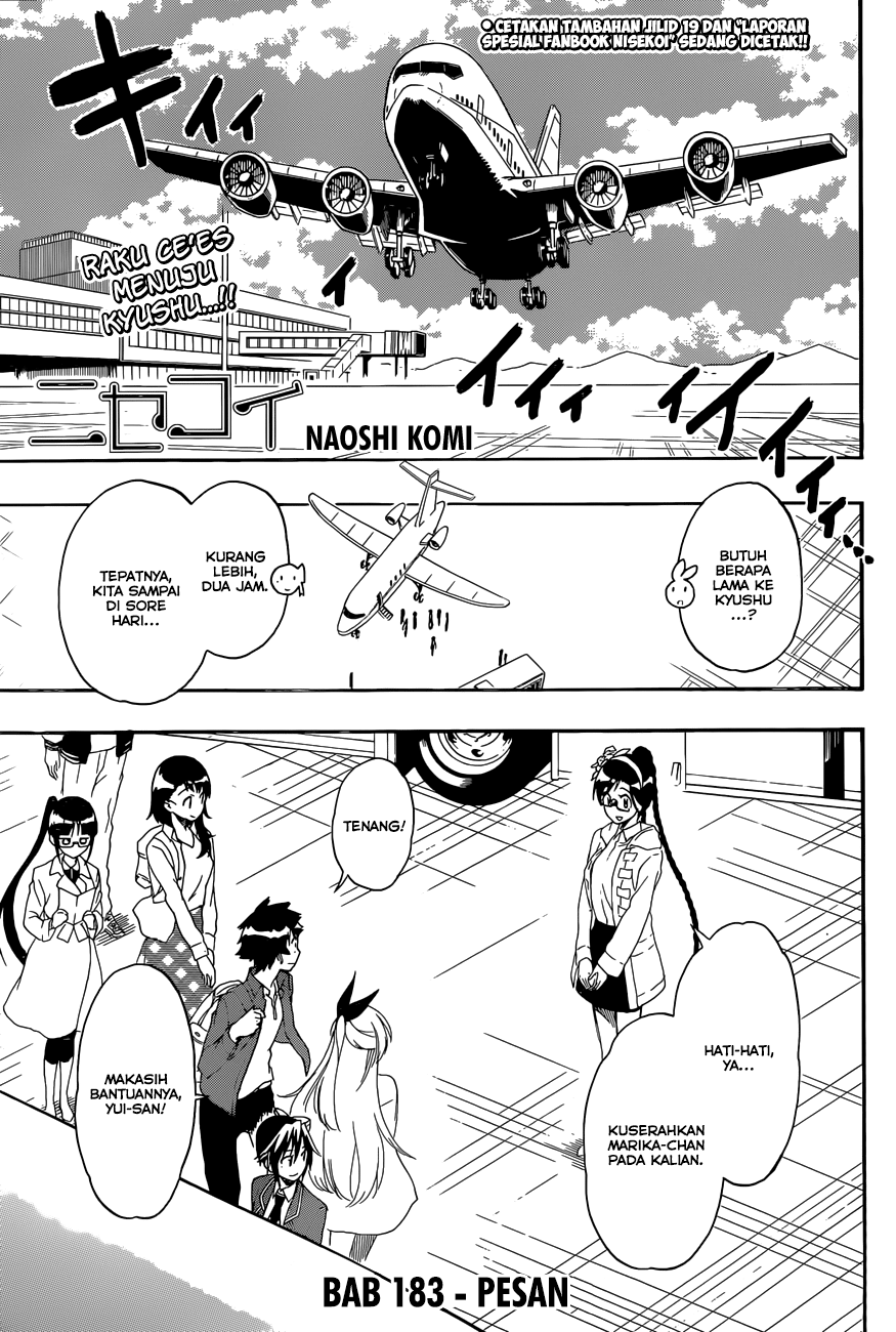 Nisekoi Chapter 183 - halaman 1