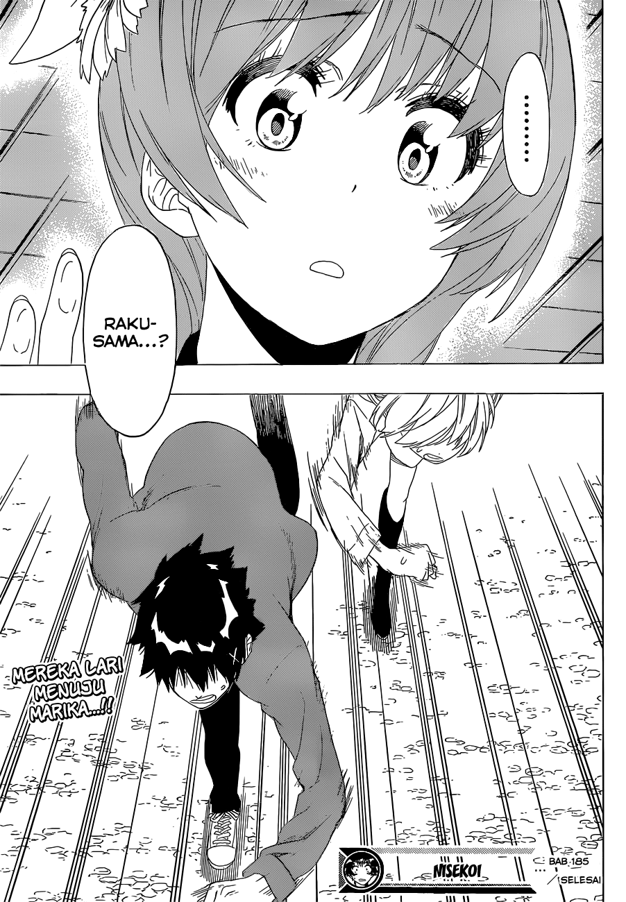 Nisekoi Chapter 185 - halaman 19