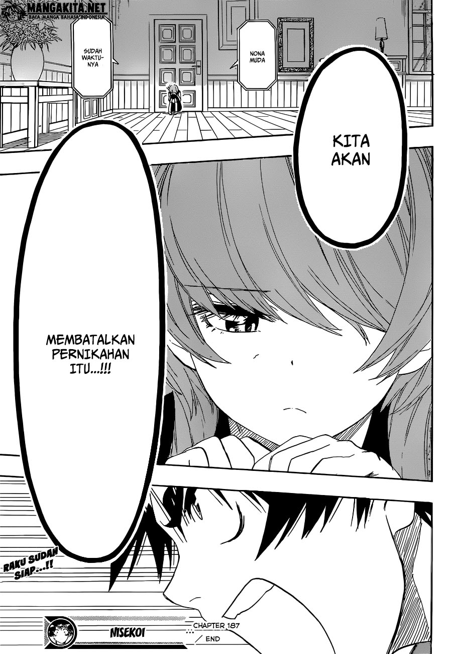 Nisekoi Chapter 187 - halaman 20