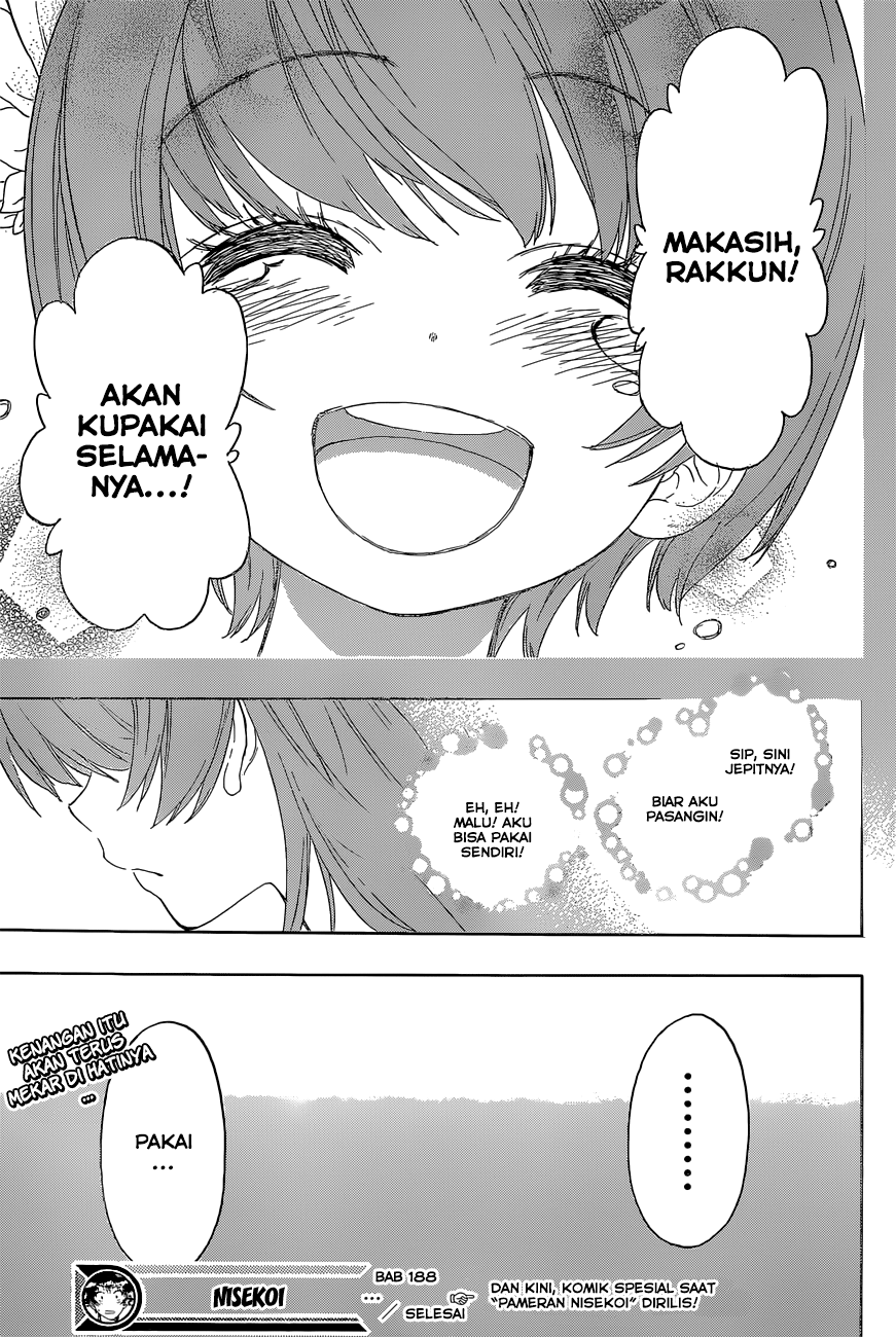 Nisekoi Chapter 188 - halaman 19