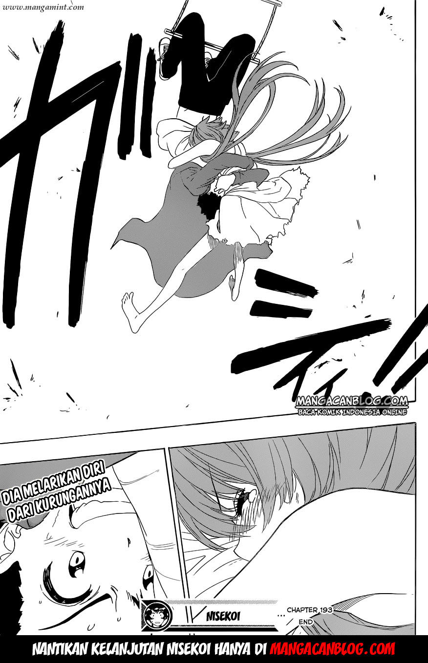 Nisekoi Chapter 193 - halaman 19