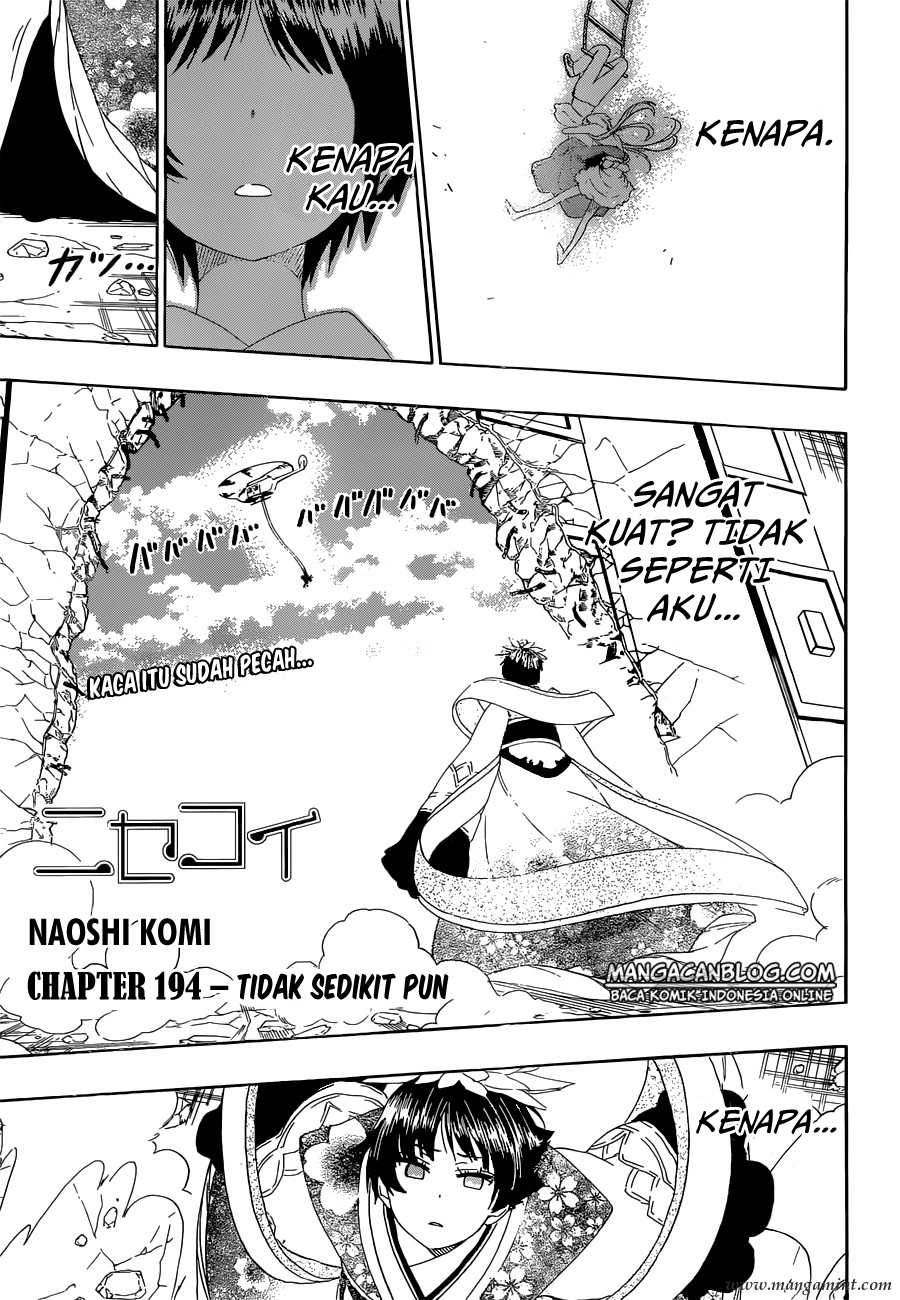 Nisekoi Chapter 194 - halaman 1