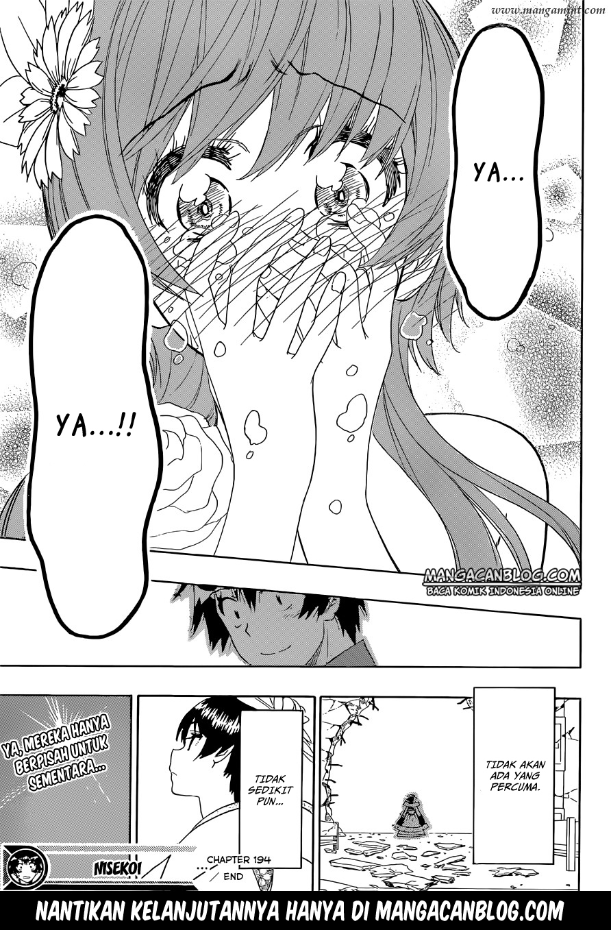 Nisekoi Chapter 194 - halaman 19