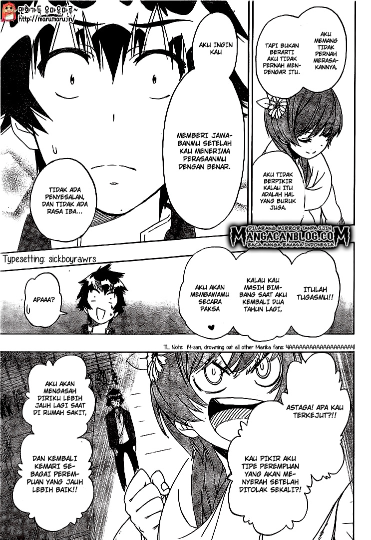 Nisekoi Chapter 195 - halaman 12