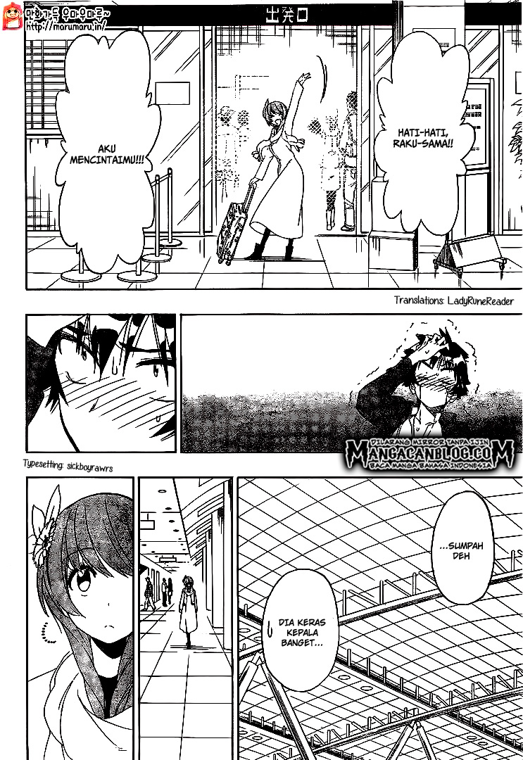 Nisekoi Chapter 195 - halaman 14