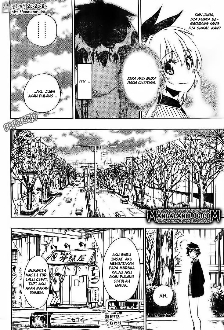 Nisekoi Chapter 197 - halaman 18