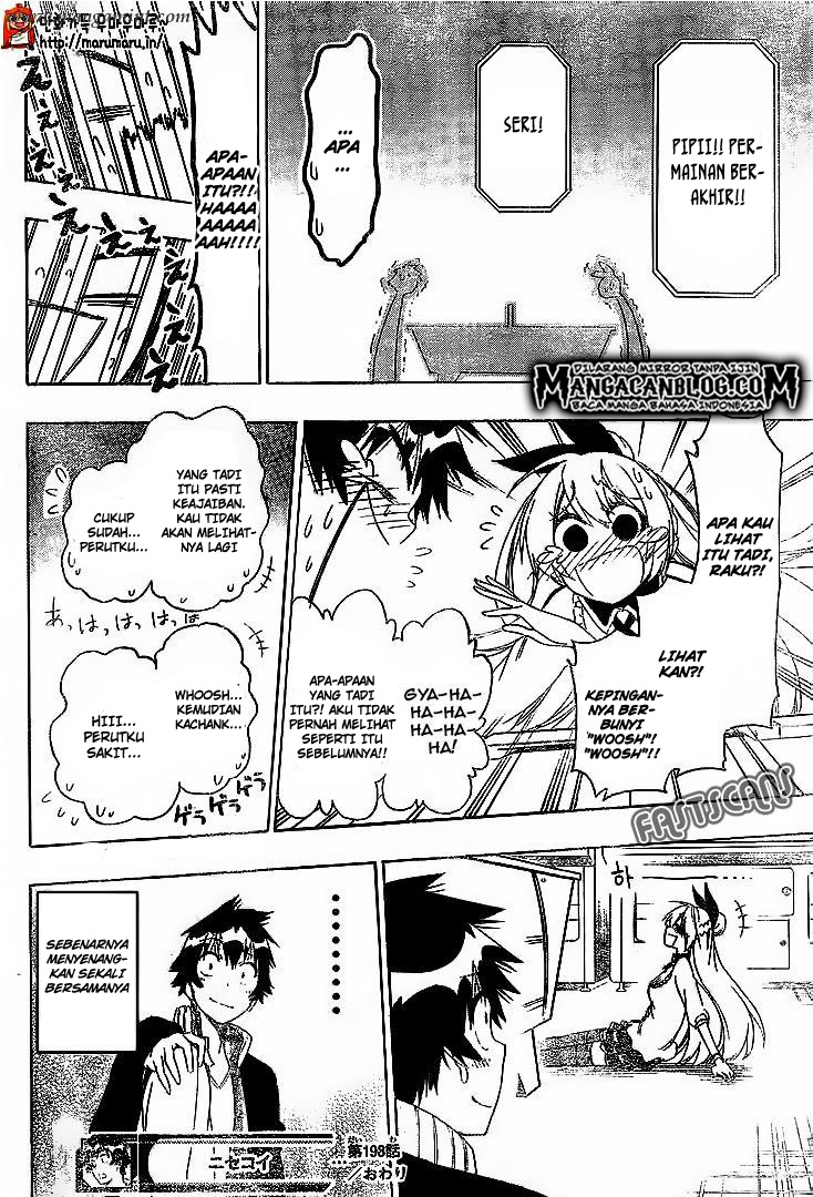 Nisekoi Chapter 198 - halaman 18