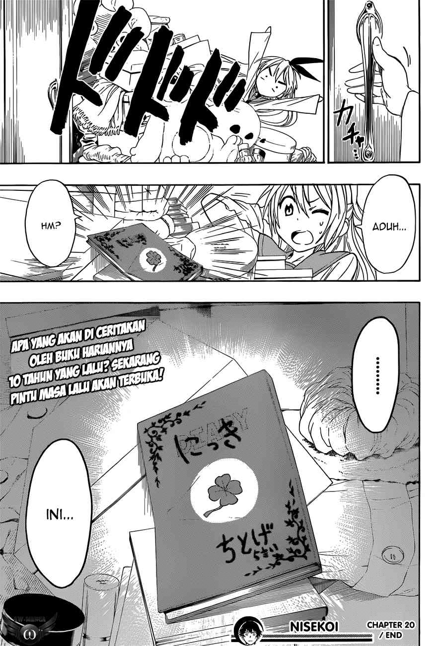 Nisekoi Chapter 20 - halaman 21