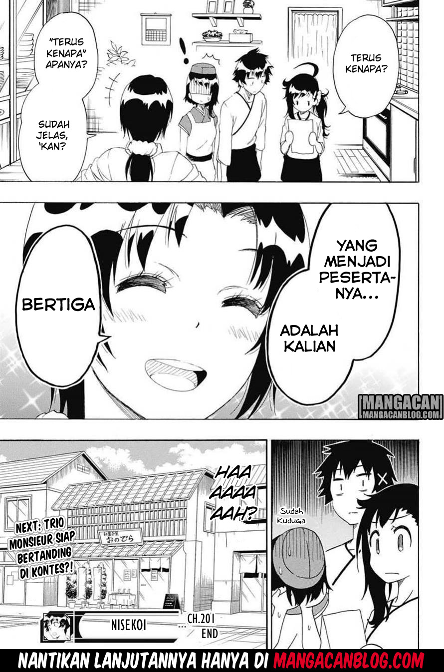 Nisekoi Chapter 201 - halaman 20