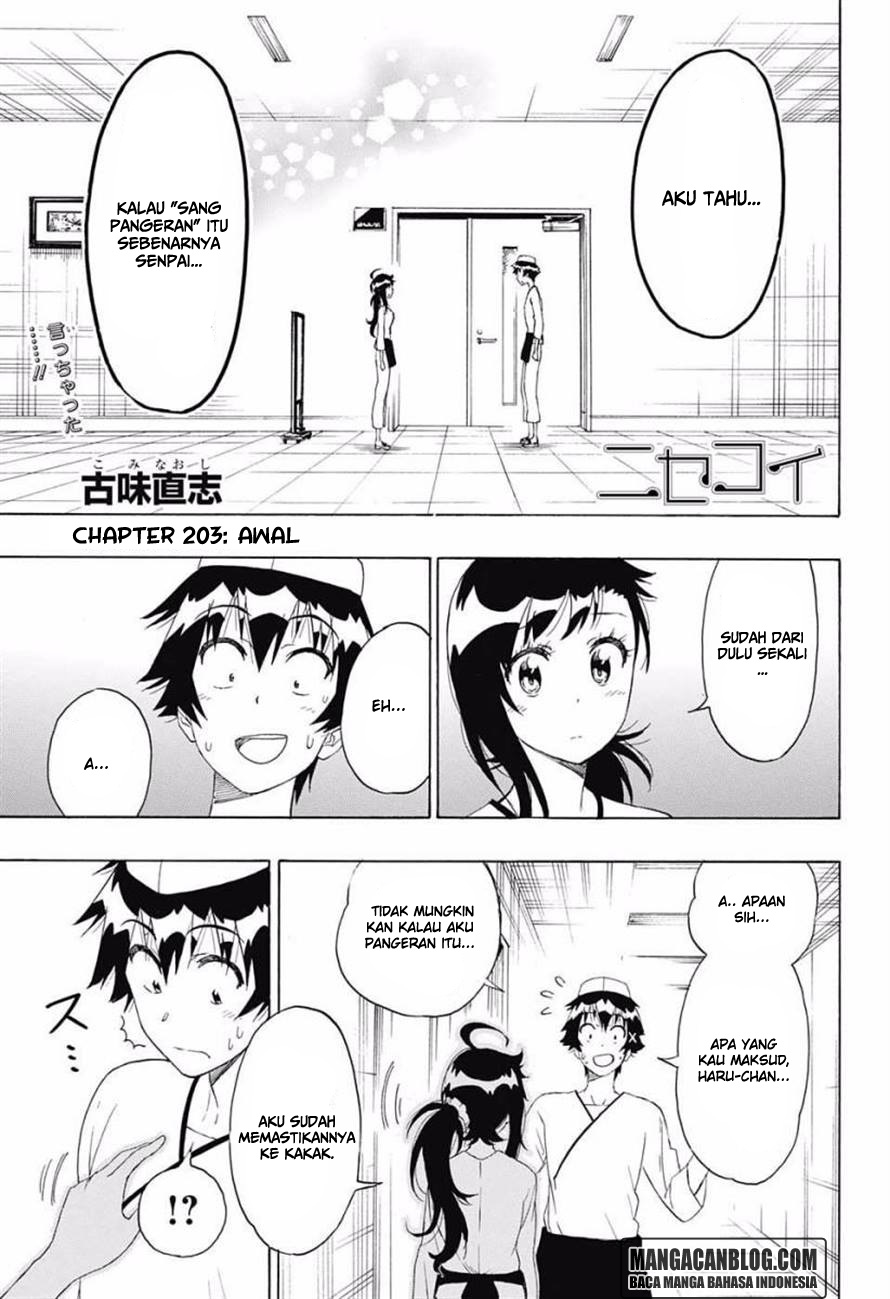 Nisekoi Chapter 203 - halaman 1