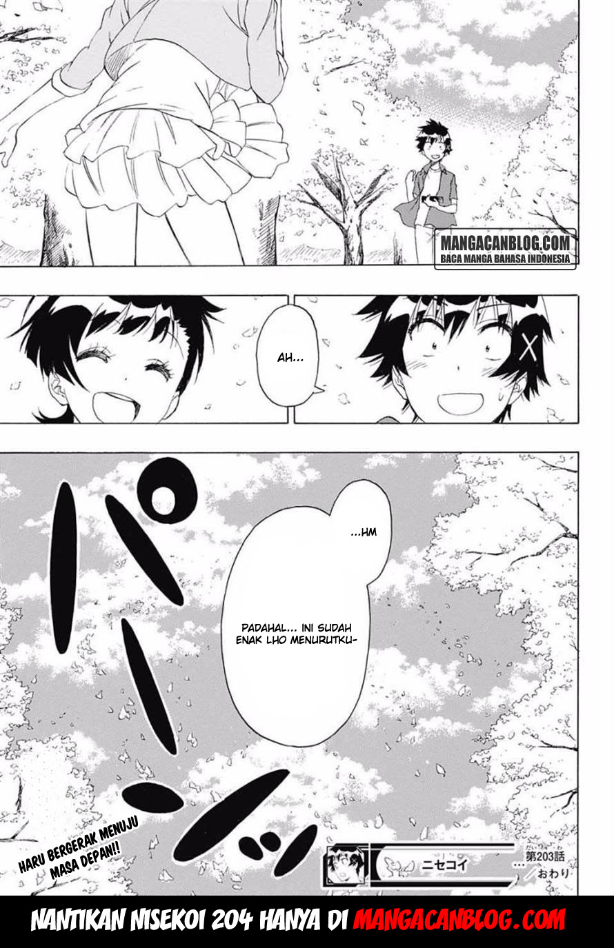 Nisekoi Chapter 203 - halaman 20