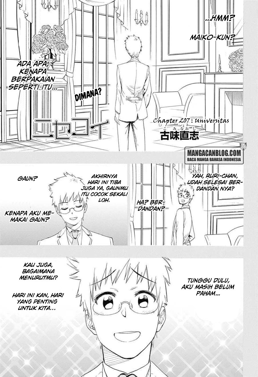 Nisekoi Chapter 207 - halaman 1